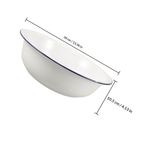 Bañera de pies esmaltada vintage de gran capacidad para el cuidado del hogar fácil de limpiar 3