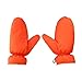 Aosekaa Down Mittens Snow Mittens Soft Warm for Men Women Insulated Winter Gloves Ski Mittens for Biking Snowboarding Skiing Cycling, Orange