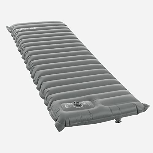 EighteenTek Sleeping Pad Mat Camping Sleeping Pad, Thick 4 Inch Camp Mattress Pad, Built-in Foot Pump Fast Self Inflating Sleeping Pad Backpacking for Hiking Ultralight