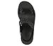 Skechers Cali Women's womens Rumble on - Sassy Dayz Wedge Sandal, Black/Black, 9 US