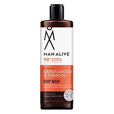 MAN ALIVE Shower Gel with Masculine Scent Cover