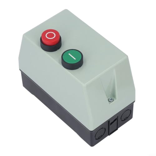 Arrancador monofásico KiraKira 3 de 220V a 380V con caja ABS IP55 y protección de sobrecarga 12A 5