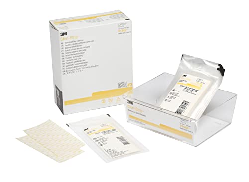 Image of 3M Steri-Strip Reinforced Adhesive Skin Closures, R1548, 1 in x 5 in (25 mm x 125 mm), 4 Strips /Envelope