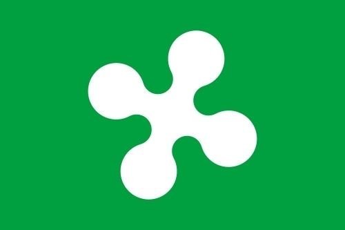 U24 - Bandiera per moto Lombardi, 20 x 30 cm