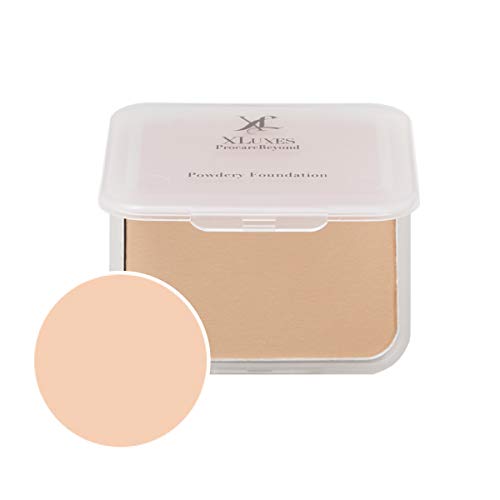 XLUXES �p�E�_���[�t�@���f�[�V���� (SPF35 PA+++) ���e�t/�_�C�A�����h�p�E�_�[�z�� (���C�g�s���N) �v���P�A�r�����h 9.5g