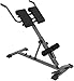 M.J COMFY-LIFE Adjustable Roman Chair Back Extension/Hyperextension Bench Steel Frame Supports 180kg 7-Level Height Adjustment (73-96cm) 106x45x43-71cm Foldable Design (Black)