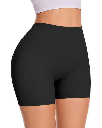 Image of Seamless Shaping Boyshorts Panties for Women Slip Shorts for Under Dresses Tummy Control Underwear Shapewear Shorts