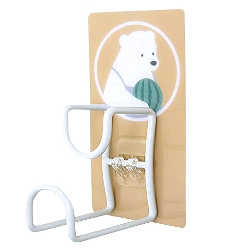 Image of Cartoon Metal Wall Hanging Hook Towel Washbasin Storage Rack Hanger Bathroom Kitchen Shelf