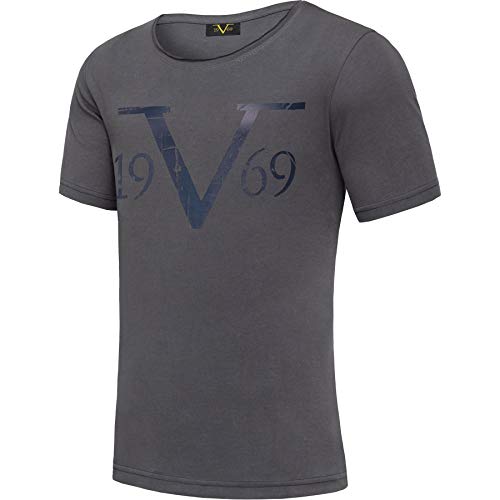 Versace 1969 Abbigliamento Sportivo SRL 19V69 T-Shirt Rundhals Herren V113...