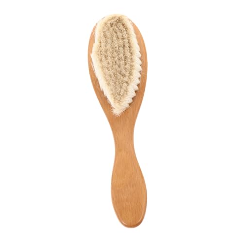 MERRYHAPY Baby Hair Brush Boys and Girls Hair Comb Gentle Wool Bristles Wood Comb for Newborns and Infants