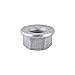 Sunlite Rust-Shield Hub Axle Nuts, 3/8 x 24T, Flanged, Gray