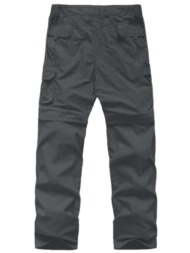 Boys Cargo Pants Kids' Hiking Quick Dry Lightweight Convertible Youth Waterproof Outdoor Camping Fishing Scout Pants2