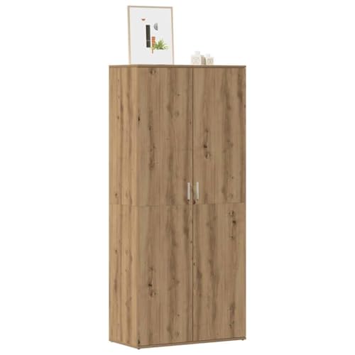 DYRJDJWIDHW zapateros Amazon,Zapatero Estrecho y Alto,zapateros Baratos,Mueble Zapatero Madera de ingeniería Roble Artisan 80x39x178 cmPara pasillos, Puertas y Corredores