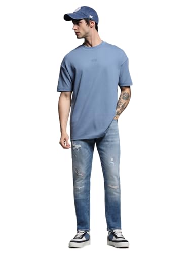 Image of Jack & Jones Men's Slim Fit Jeans | Low Rise | Jeans for Men