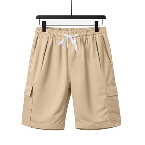 Image of Men's Hiking Shorts Tactical Quick Dry Work Cargo Shorts Summer Knee Length Pants Summer Fashion Casual Clothes