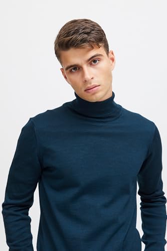 CASUAL FRIDAY CFKonrad Merino Roll Neck Knit Herren Rollkragen Pullover, Größe:XXL, Farbe:Dress Blues Melange (1940241) – Ansicht 3
