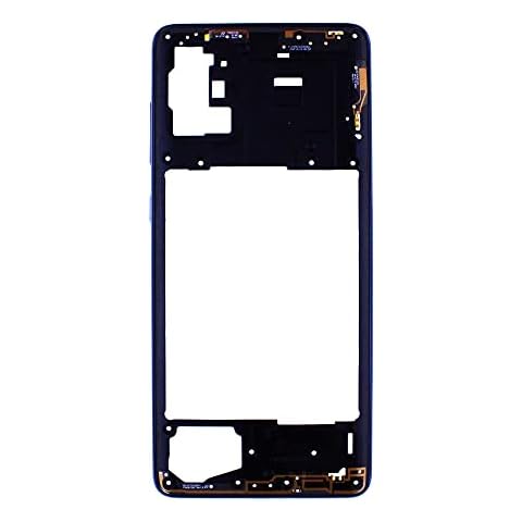 WGP Housing (Mid Frame) for Samsung Galaxy A71 (Black) with Separator Card Cover