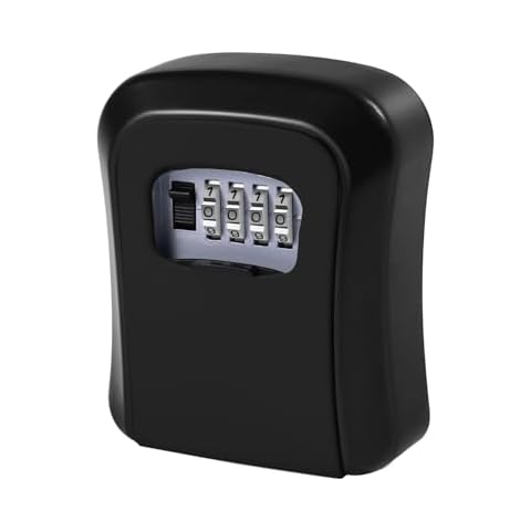 Mitoymia Wall Mounted Key Safe with Combination Lock Cover
