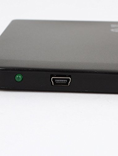 Caja externa para disco 2" USB 2.0 SATA negra miniatura 2