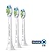 Philips Sonicare W DiamondClean - Genuine Replacement Electric Toothbrush Heads, White, 3 Pack, HX6063/65