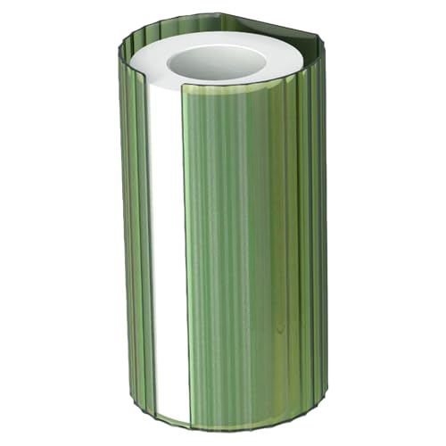Wandhalterung für Papierhandtuchspender, BO X für Badezimmer und Küche, kein Bohren, selbstklebendes PET-Material, platzsparend, M, ultimativ funktionale Aufbewahrung (Green, One Size)