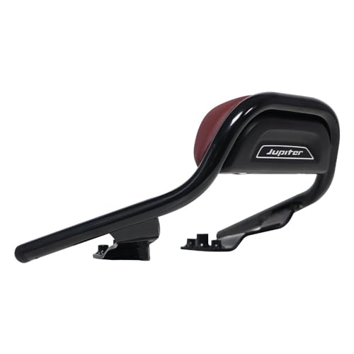 Image of TVS Jupiter 110 Backrest for Motorcycles, Black Pillion Seat Cushion Support