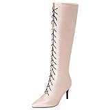 Botas De Nieve Mujer Impermeable Invierno Calzado Zapatos Con Cordones Cruzados Altas Sobretacón Botas Mujer Botas Altas Mujer Botas Altas Cuña Mujer Botas De Cuña Botines Altos Zapatos Mujer Para Lluvia Botas Mujer Altas Tacon