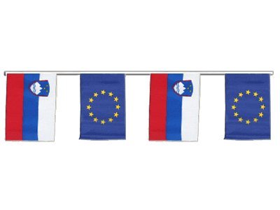 Guirlande Slovénie UE 6 m pour pavoiser facilement vos événements