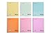 Mintra Office Spiral Notebooks - 1 Subject, 70 Sheets, College Ruled, 8in x 10in, Bulk Pack, Pastel Covers, Set of 6 - for School, Office, Business, Professional (04693)