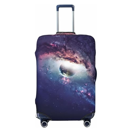 Planets Stars And Galaxies Travel Luggage Covers - Elasticity Suitcase Covers Protector for Luggage 18-32 Inch