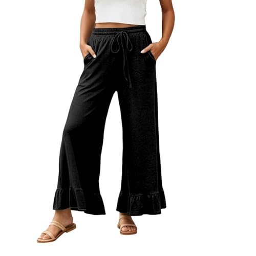 Pantalon court ample pour silhouette fluide et confort quotidien