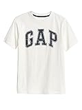 GAP Baby Boys Short Sleeve Logo T-Shirt T Shirt, New Off White, Large US