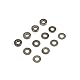 TEAM LOSI RACING M3 Aluminum Washer Set, Hard Anodized (4): 22 3.0, 4.0, 5.0