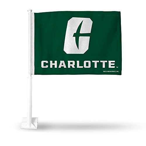 Rico Industries NCAA N.Carolina-Charlotte 49ers Primary Double Sided Double Sided Car Flag - 16