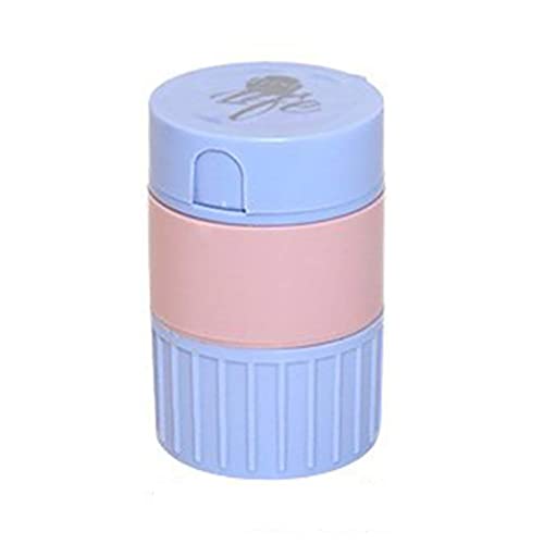 URFEDA Broyeur de Comprimés, 3 en 1 Ecrase Medicament avec Lame, Imperméable Mini Pilbox, Coupe Comprimé en 2, Écrase-comprim, Portable Multifonctions Broyeur Medicament Manuel, Plastique, sans BPA Cover