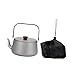FytStycale Camping Kettle Coffee Tea Pot Multifunctional Portable Water Pot Water Kettle for Picnic Backpacking Outdoor Sports Camping, Grey