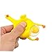 Onsinic 1 Pc novità di Halloween Divertenti Gadget Giocattoli Vent Vent Vent Pollo Uovo Laying Galfs Affollato Stress Ball Portachiavi Giocattoli per Bambini