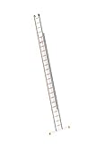 Layher Seilzugleiter 2 x 20 Sprossen / 565 cm - 1015 cm Länge Leiter Baleiter Zugleiter Seilzug Stehleiter Anlegeleiter