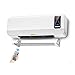 Calentador EléCtrico, Ventilador De Aire Acondicionado para BañO DoméStico, Calentador De Ahorro De EnergíA, con Control Remoto, Alta Potencia De 2000 W, Montado En La Pared