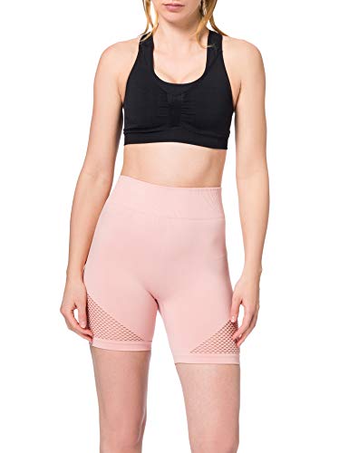 AURIQUE Shorts de Cycliste Femme, Rose Grisé, 38 Cover