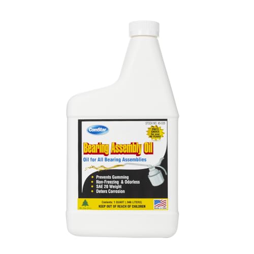 Image of Bearing Assembly Lube Oil 1 qt, SAE 20 Weight, AGMA #2 | Prevents Against Rust & Ware, Prevents Gumming, Long-Lasting Lubrication, Withstands Extreme Pressure, Made in USA