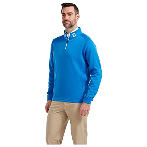 Footjoy Chill-out Pullover Jersey, Azul (Azul Cobalto 90148), Medium (Tamaño del Fabricante:M) para Hombre Cover
