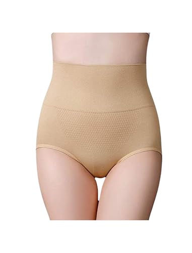 Image of SHEWIN Long Tummy Tucker Panty Shapewear - High-Waist Seamless Slimming Body Shaper for Women - Firm Control, Breathable & Comfortable (Free Size up to M to XXL Biege)