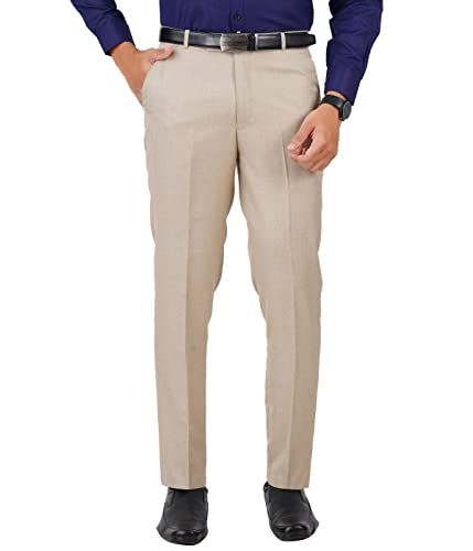 Mc Henry Men's Classic Solid Formal Comfort/Regular Fit Stretchab...