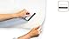 ALLboards Whiteboard Folie, 90x60 cm Magnetisch Selbstklebend Weißwandtafel Folie, einschließlich 2 Marker, 4 Magneten und Whiteboard Schwamm, Memoboard zum Schreiben