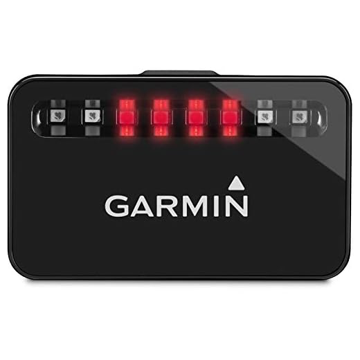Garmin Accesorios para bicicleta, color negro, luz trasera con radar