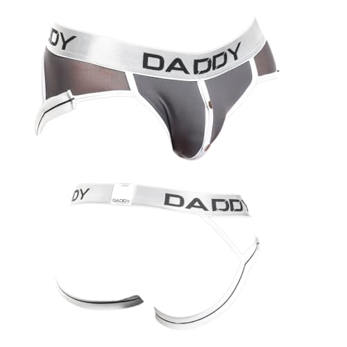 DADDY Jock Straps for Men, Micro Pouch Enhancing Underpants with Sheer Back, Sexy Men’s Underwear for Workouts and Gym2