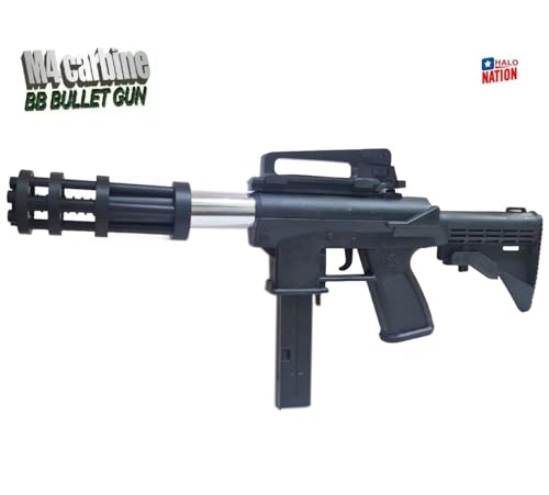 Image of HALO NATION M4 Machine Gun Toy Airsoft Gun M4-1 Rifle AWM Gun Sniper Gun Military Style M4 BB Bullet Gun Toy + 100 BB Bullets Gun Toy