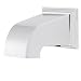 Speakman S-1563 Rainier Bathroom Square Tub Spout, Polished Chrome