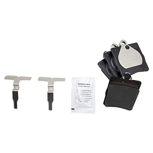 Image of TRQ Rear Brake Pad & Rotor Set Ceramic | For 1998-2002 E430 2000-2005 CLK320 2001-2005 C320 2003-2005 C240 2003-2007 C230 C350 2006-2009 CLK350 2005-2011 SLK350